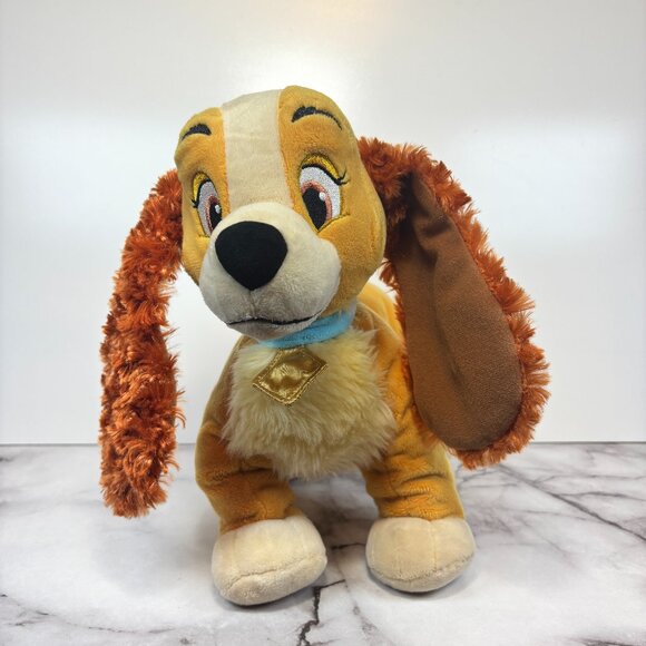 Disney Lady and the Tramp Lady Plush Stuffed Animal 11" Dog - Picture 1 of 7